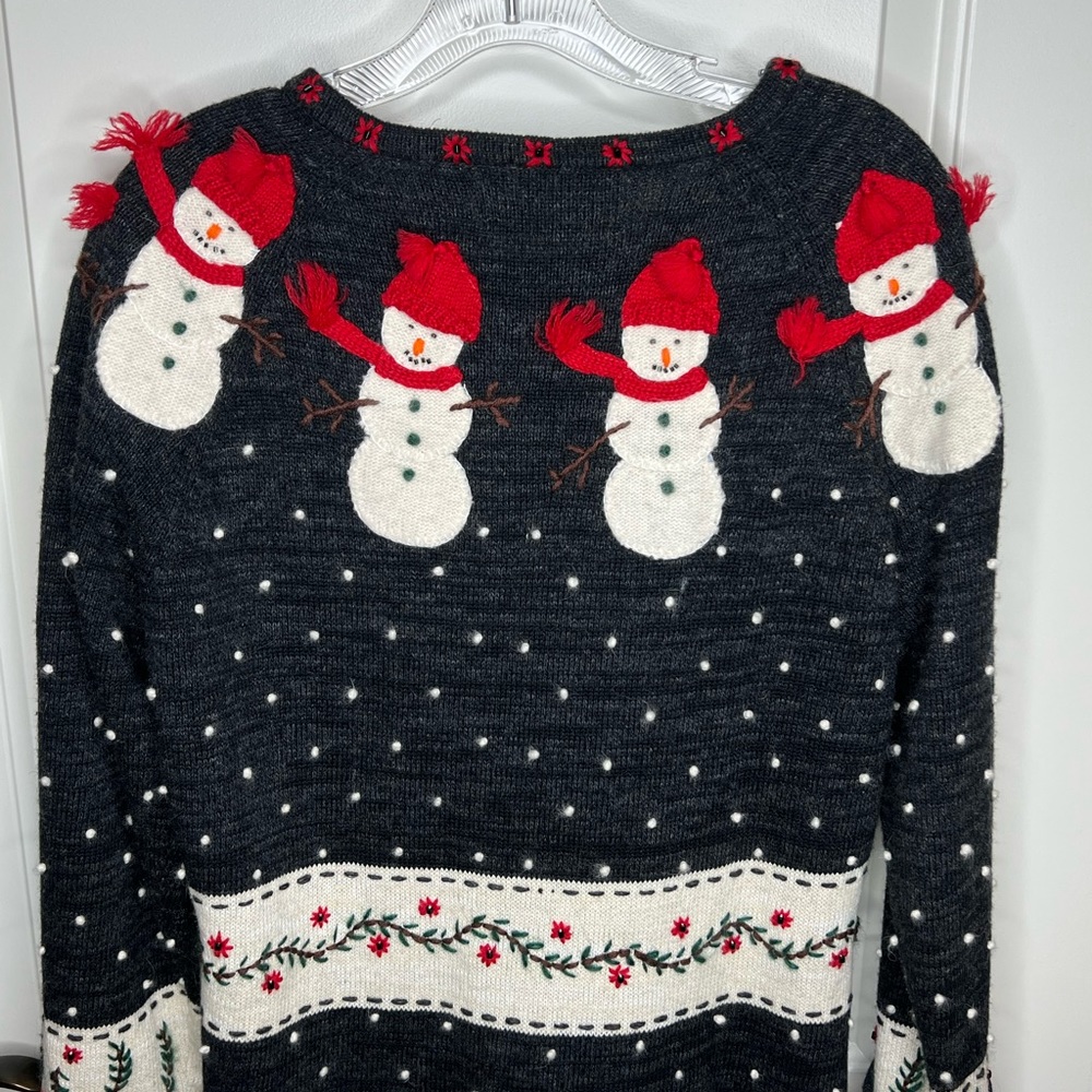 Snowman Sweater - Design Options by Phillip & Jane Gordon Size Small - Picture 2 of 2